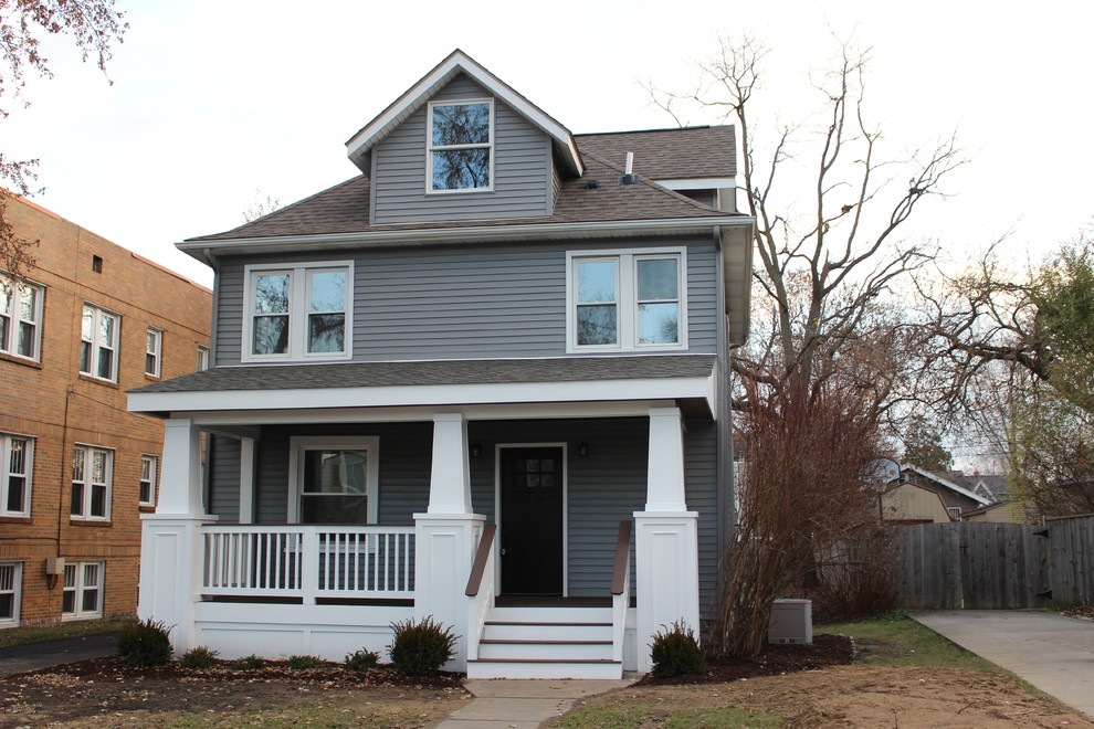 Historic Four Square with Custom Trim in Royal Oak