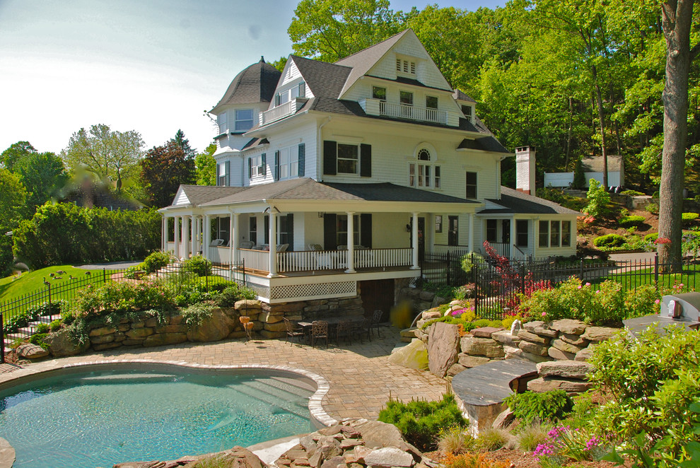 Historic house in Centerport Victorian Exterior New York by