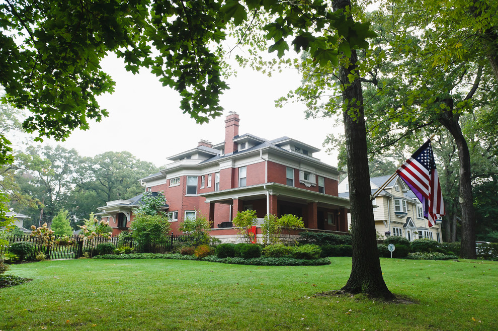 Historic Wilmette Home renovation Traditional Exterior Chicago