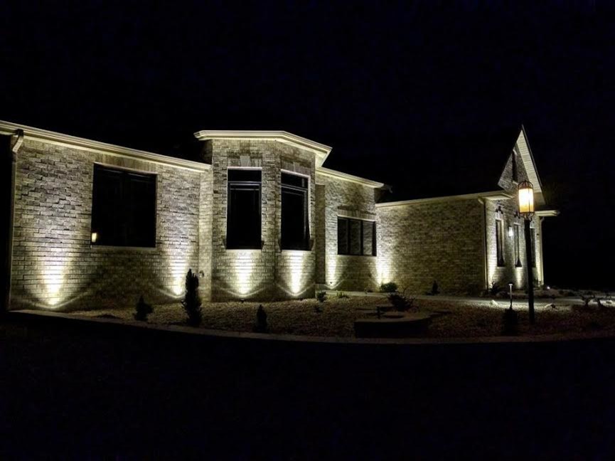 Home Accent Lighting Traditional Exterior Chicago by Landscape