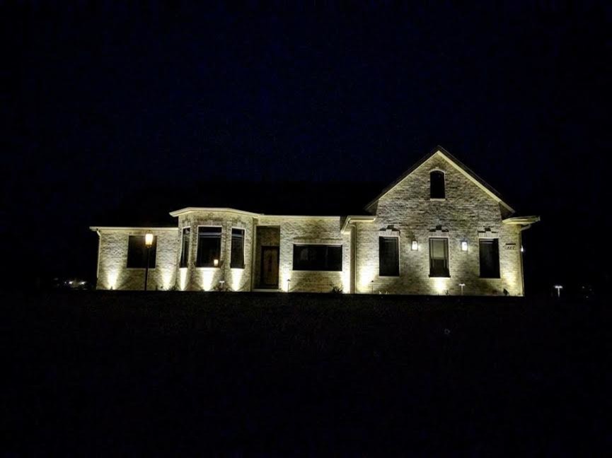 Home Accent Lighting Traditional Exterior Chicago by Landscape
