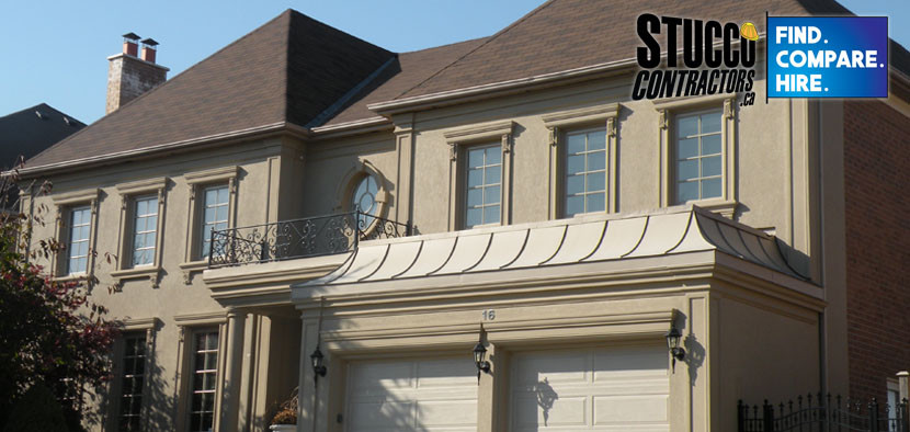 Home Exteriors using stucco and architectural foam mouldings - Facciata ...