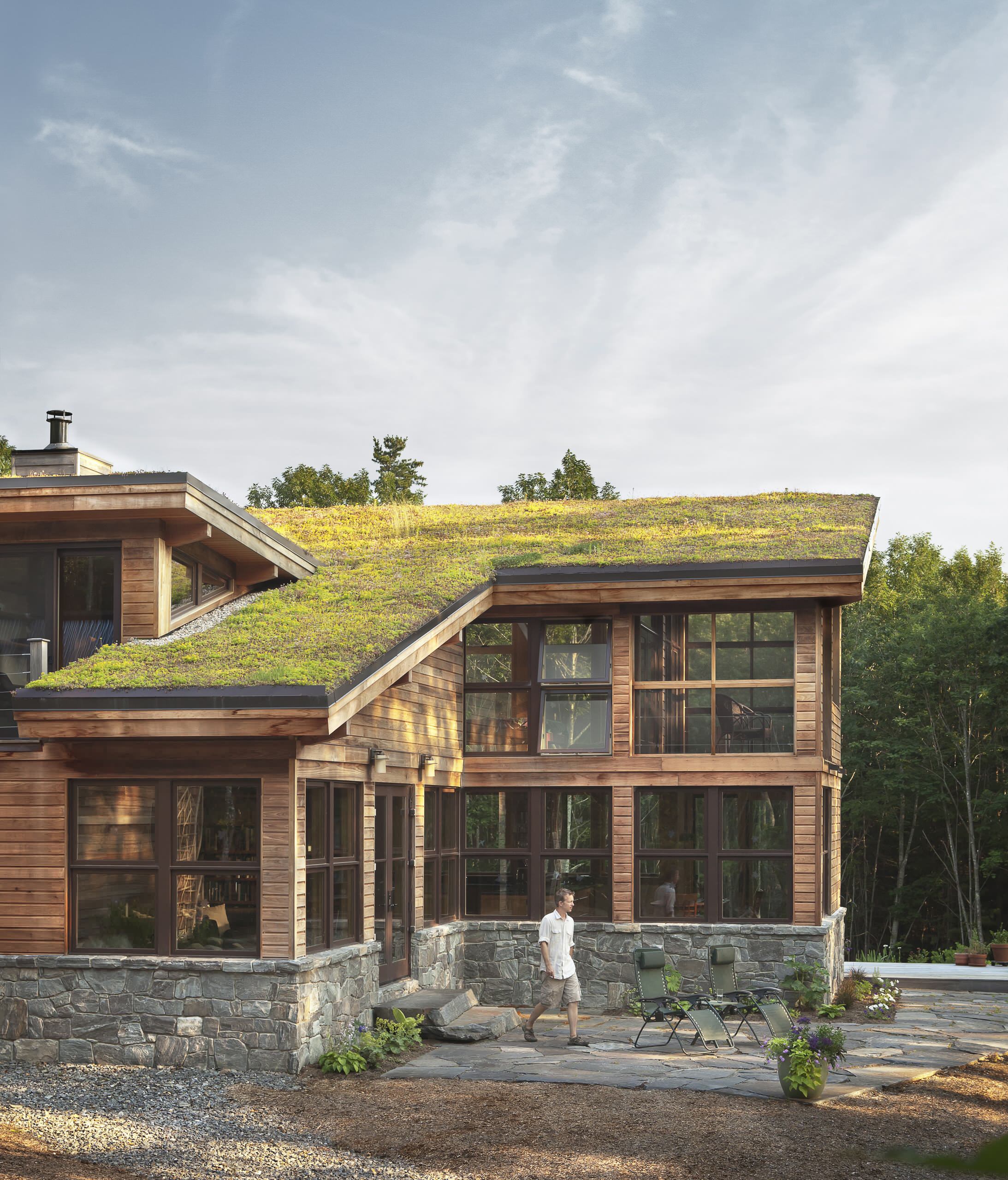 green roof house