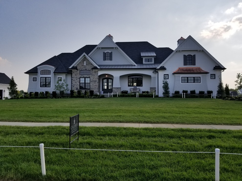 Homearama 2017 Poplar Woods Exterior Louisville by Caliber Homes