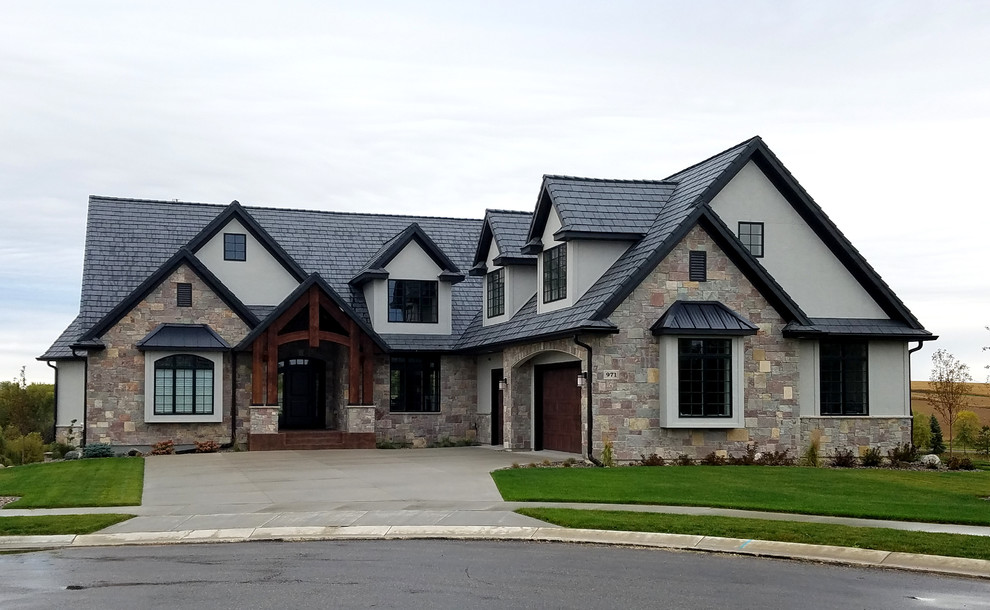 Homes Using Buechel Stone Transitional House Exterior Other By