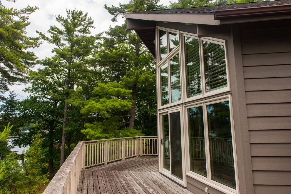 Honey Harbour Waterfront Home Rustic Exterior Toronto by