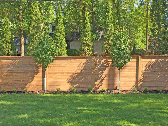 treated wood fencing