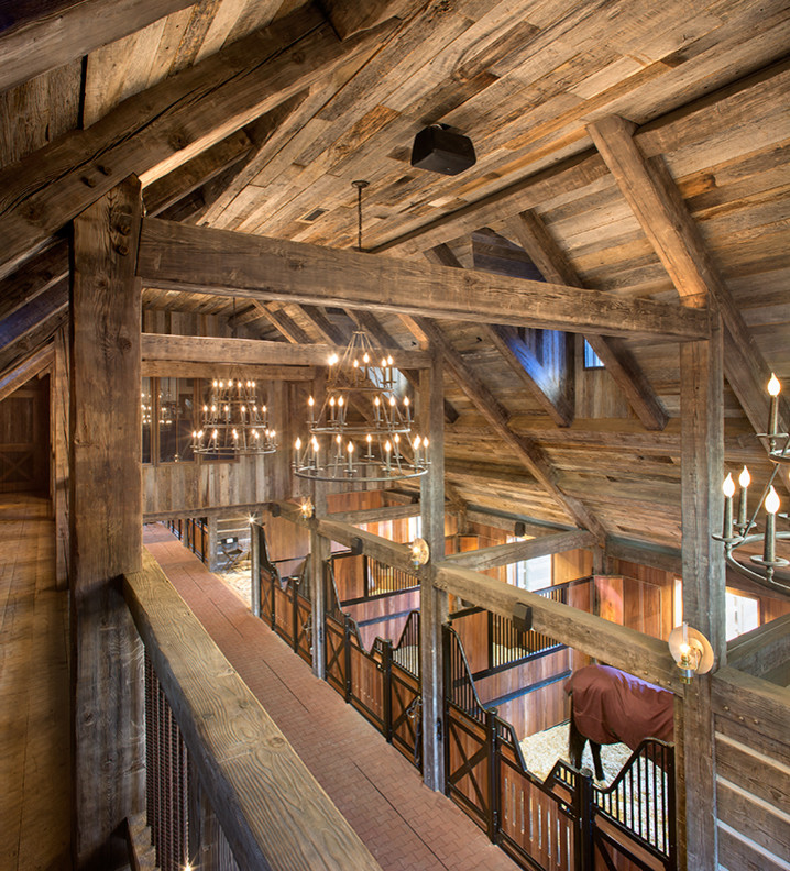 Horse Barn, Custom Ranch, Snowmass, Colorado - Farmhouse - Exterior ...