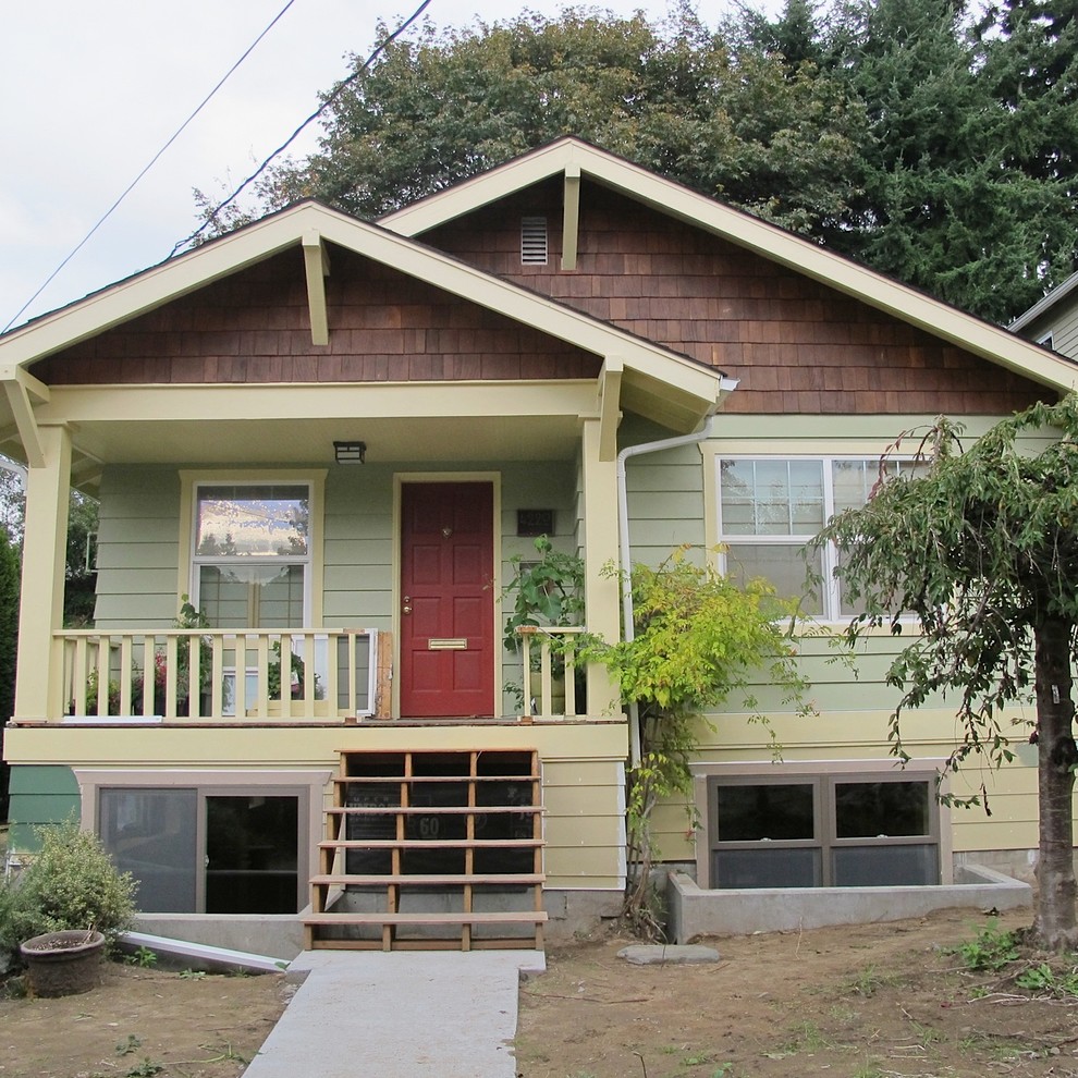 House Lift 1 Magnolia Craftsman Exterior Seattle by Katherine