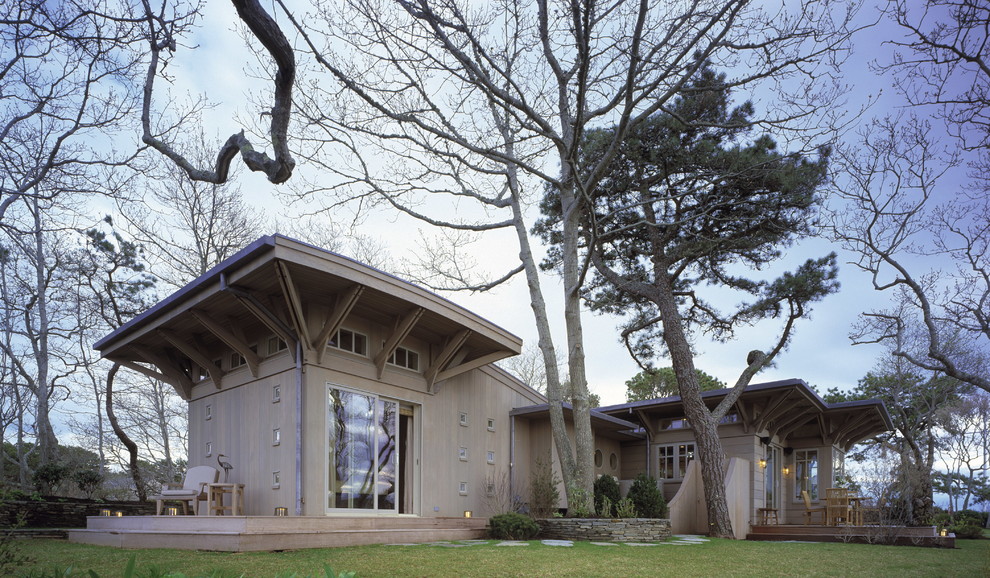 Свежая идея для дизайна: дом в стиле фьюжн - отличное фото интерьера