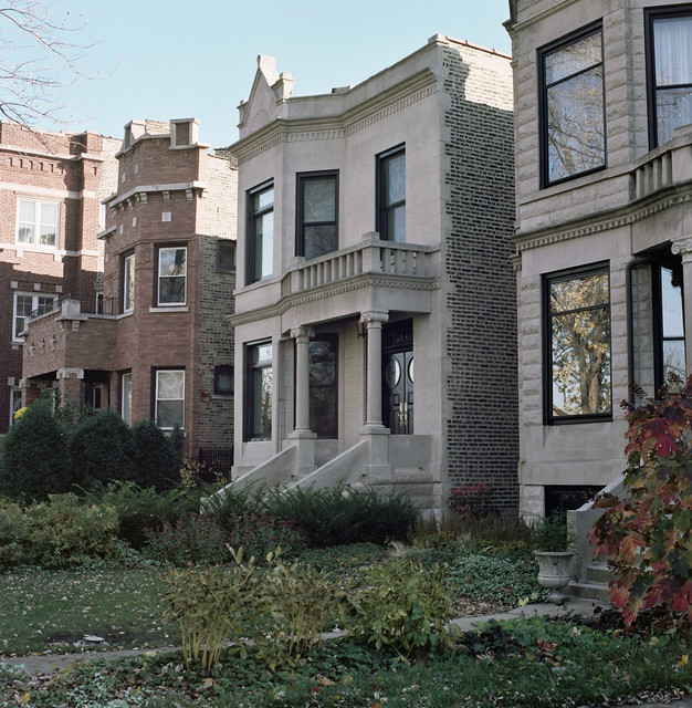 House on Logan Boulevard Chicago, Illinois Traditional Exterior Chicago by Constantine D