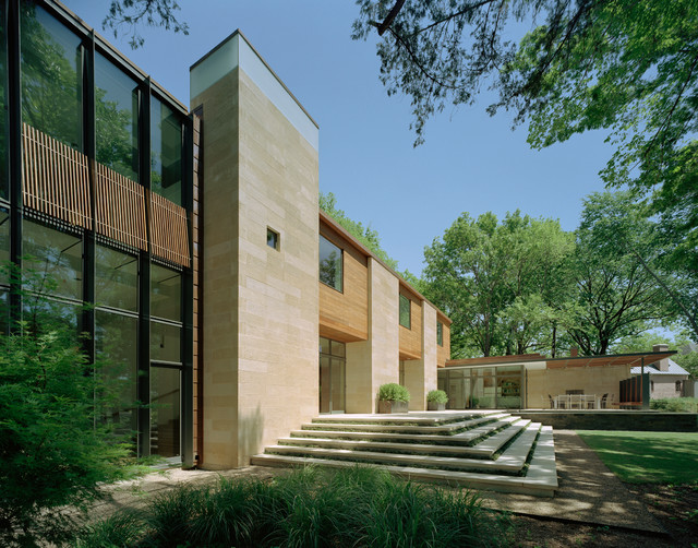 House on Turtle Creek Modern House Exterior Dallas by Page