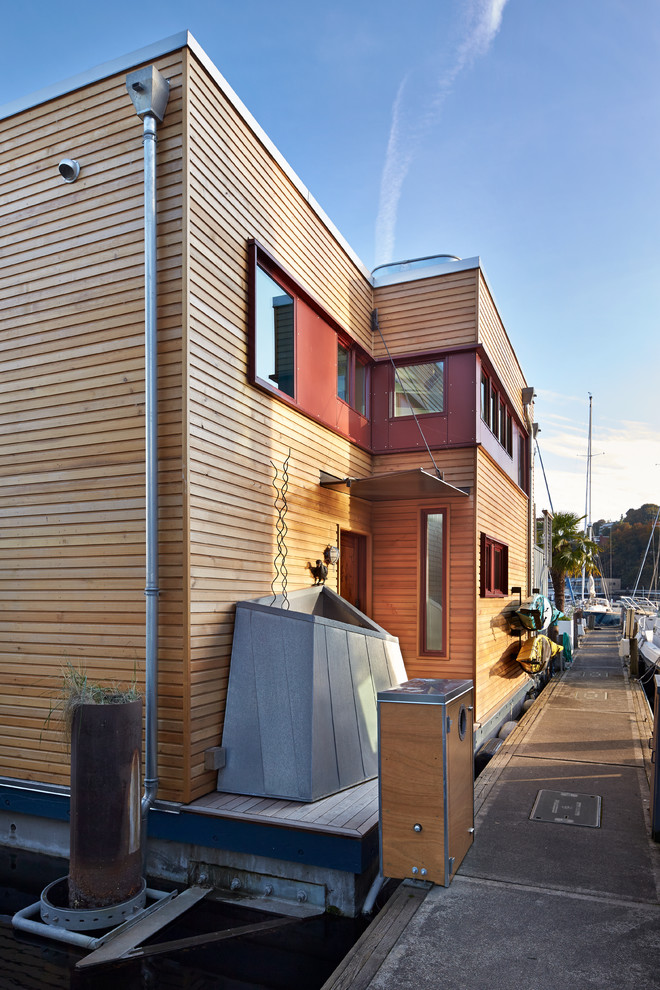 This is an example of an industrial house exterior in Seattle.