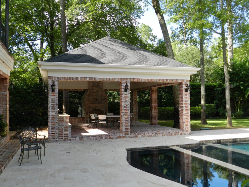 Houston Outdoor Kitchen Exterior Houston by Craftsmanship By John