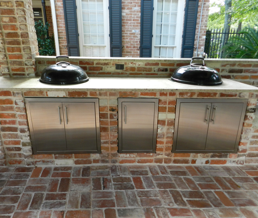 Houston Outdoor Kitchen Exterior Houston by Craftsmanship By John