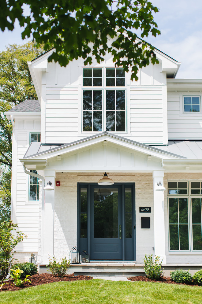 Aménagement d'une façade de maison.