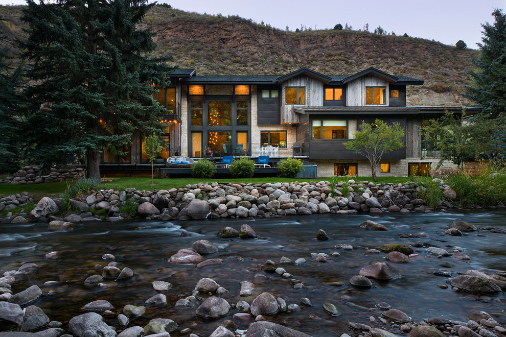 Hoyt House Vail Rustic Exterior Denver by Martin Manley