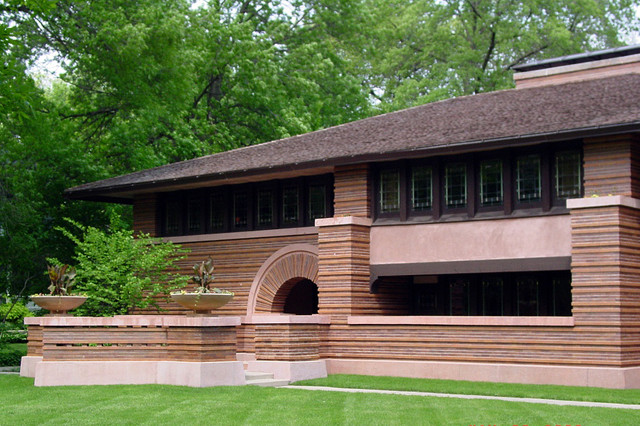 Huertley House in Oak Park Illinois, designed by Frank Lloyd Wright in