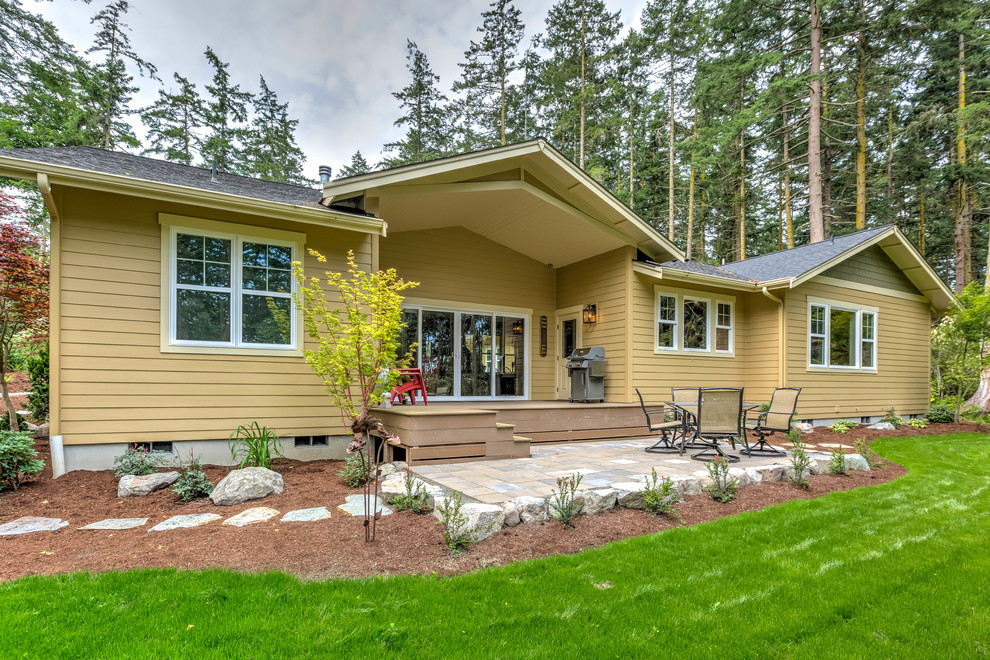 Hughes Residence Craftsman Exterior Seattle by Cascade Custom