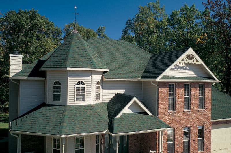 Hunter Green Shingles Traditional Exterior Tampa by Westfall