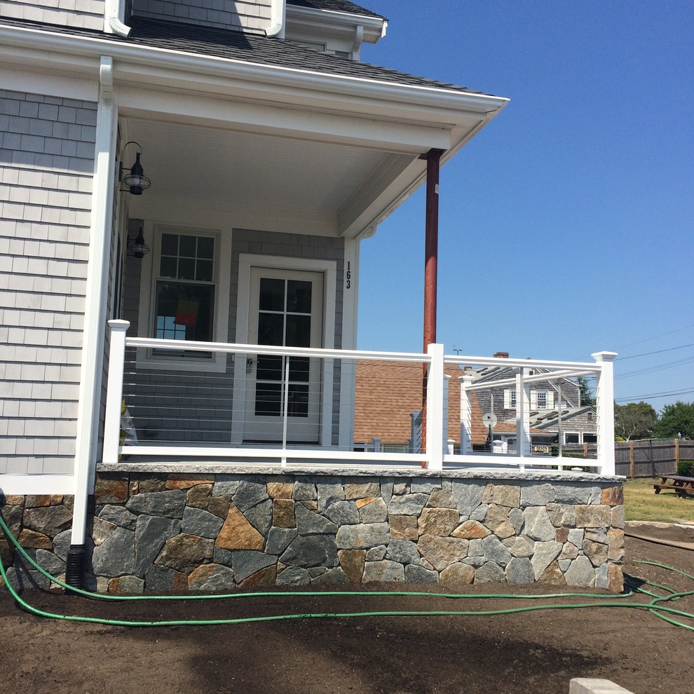 Hyannisport Demo and New Build Beach Style Exterior Boston by