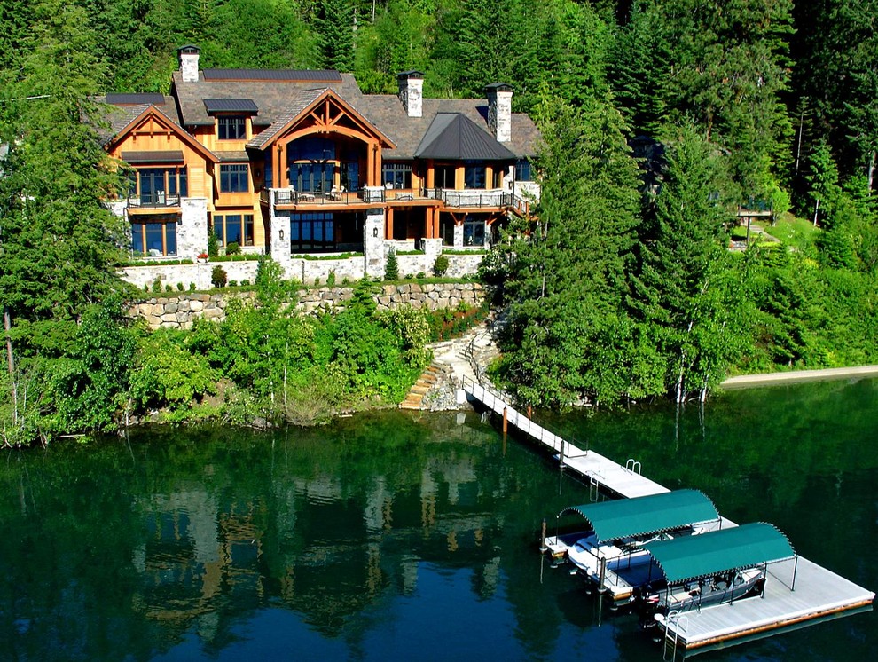 Idaho Mountain Home 1 Craftsman Exterior Other by Robert