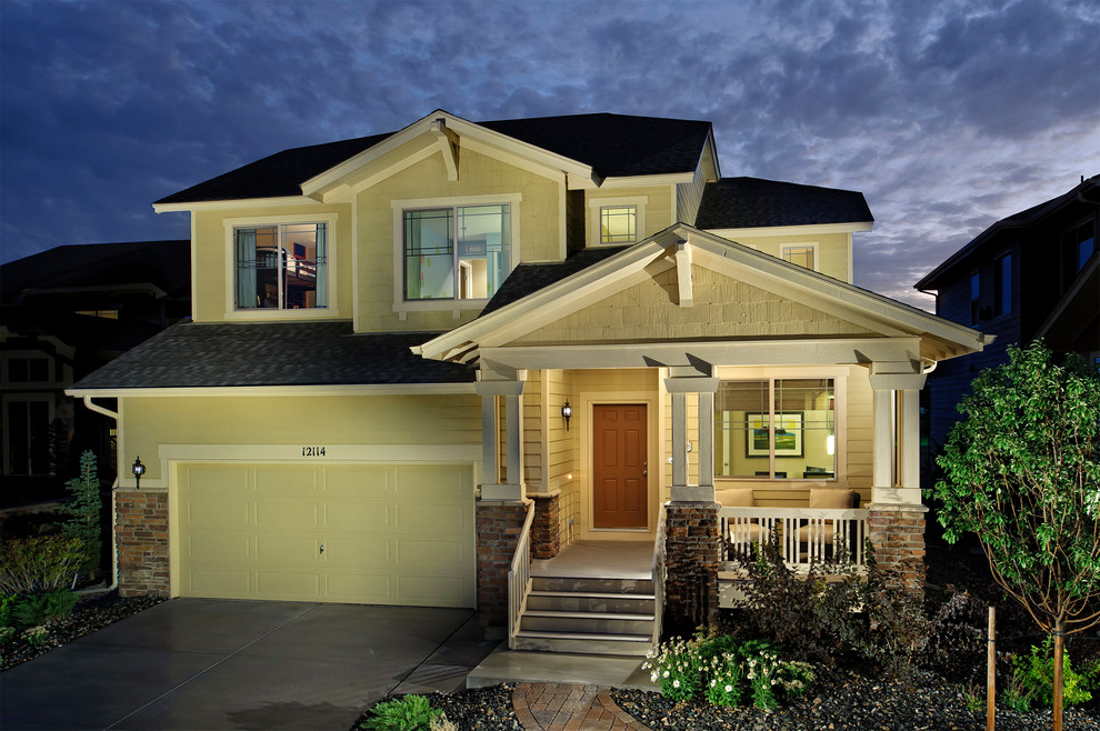 Idyllwilde Crestmoor Model Home Traditional Exterior Denver by William Lyon Homes