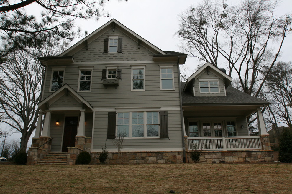 Craftsman exterior home idea in Atlanta