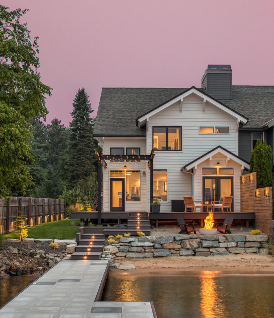 In Town Update Contemporain Façade Seattle par Selle Valley