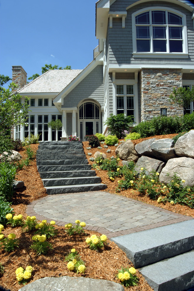 Indian Hills Edina, Minnesota Craftsman Exterior Minneapolis by Feehan Design and