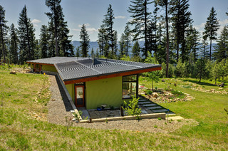 passive solar house