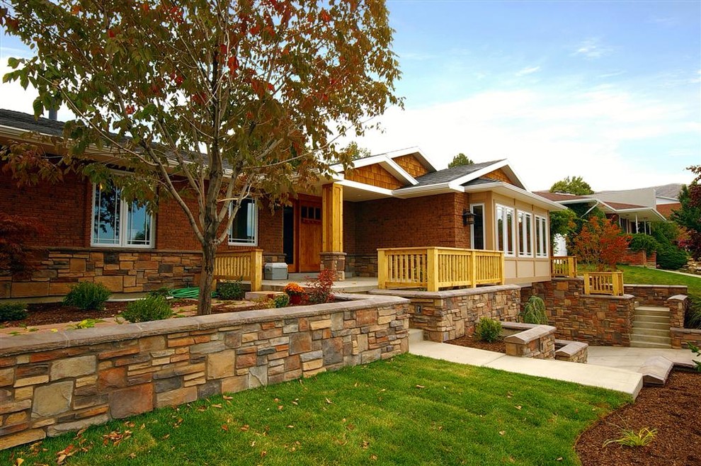 Traditional exterior home idea in Salt Lake City