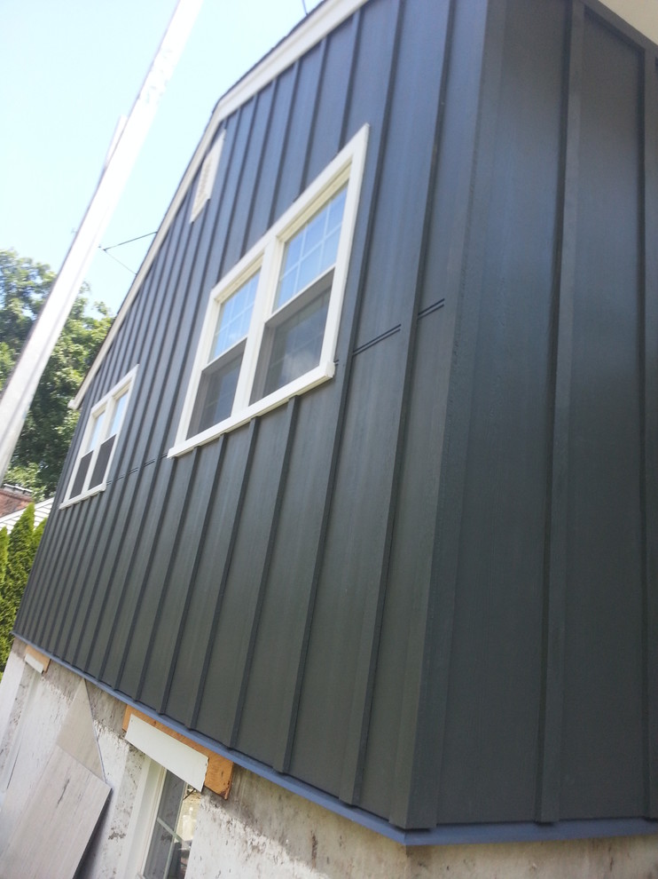 Iron Grey HardiePanel Board and Batten Traditional Exterior