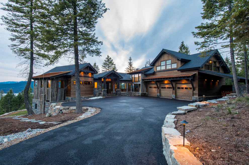 Iron Horse Yampah Ln Whitefish Montana Contemporary Exterior