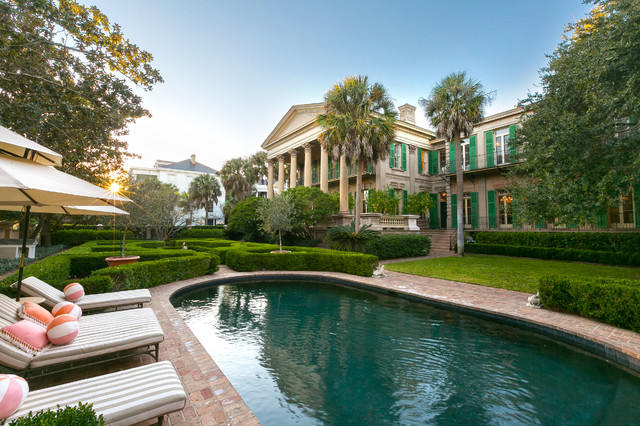 Isaac Jenkins Mikell House - Traditional - Swimming Pool & Hot Tub