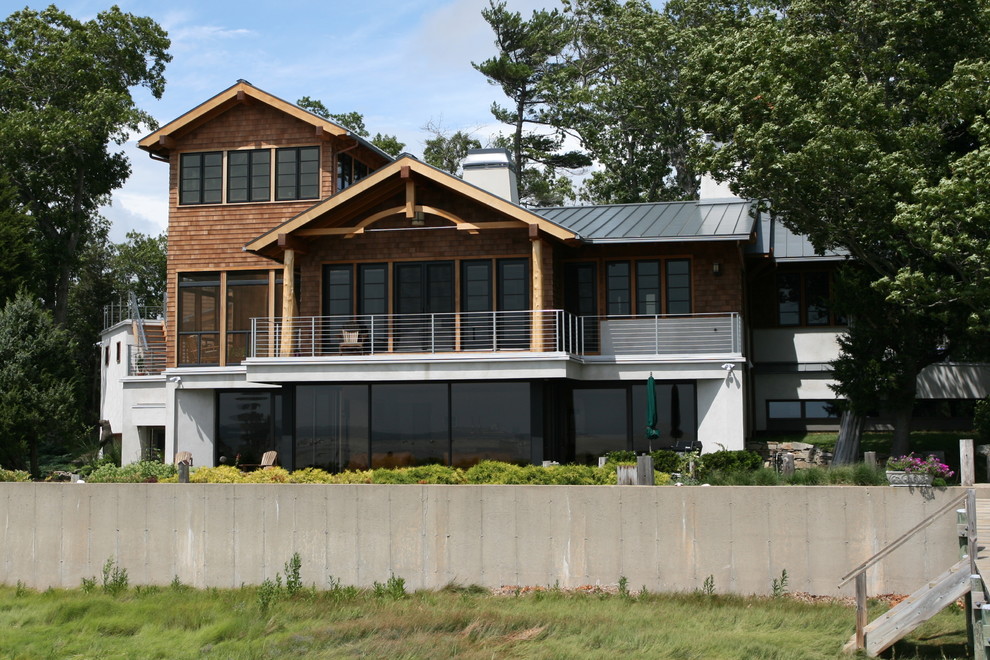 Island Craftsman on Cape Cod Bay Craftsman Exterior