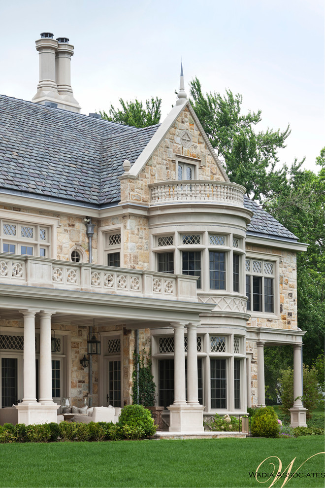 Jacobean Country House Traditional Exterior New York by Wadia