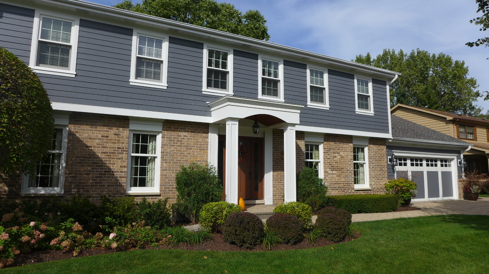 James Hardie Night Gray, Arlington Heights, IL Traditional
