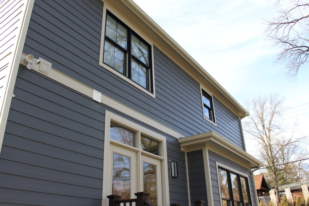 James Hardie Night Gray Lap Siding Olivette, MO (63132) Traditional
