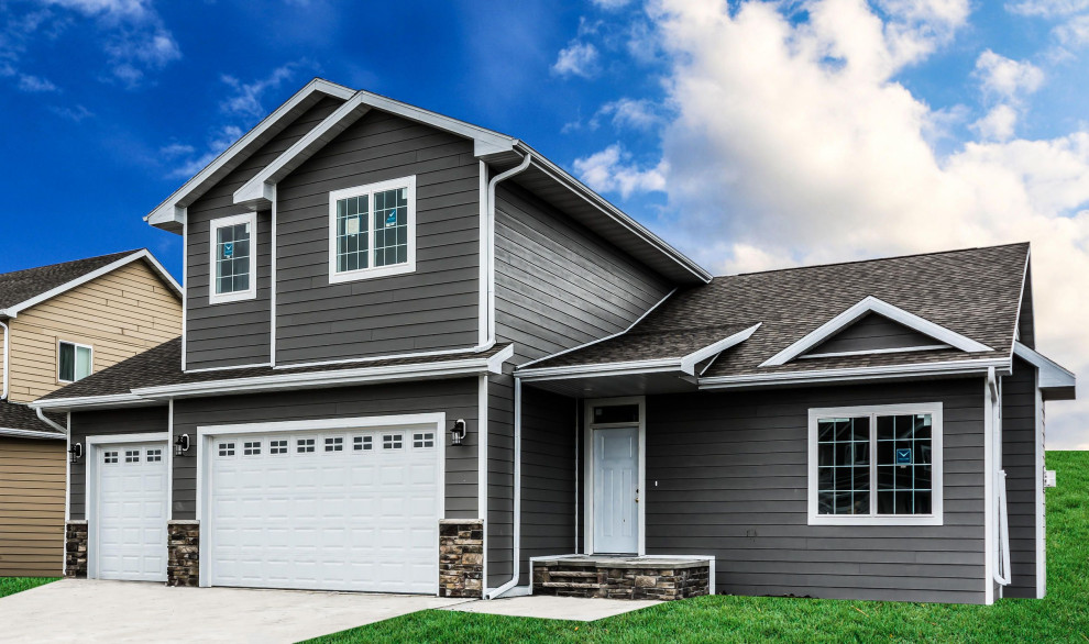 James Hardie Siding Moderne Façade Chicago par G & Z SIDING