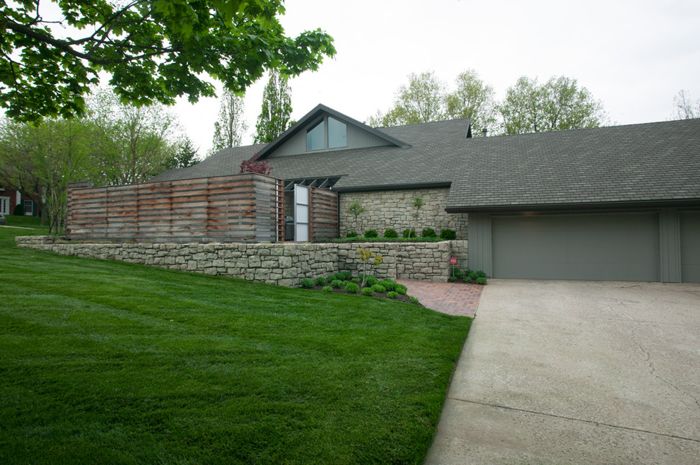 Example of a trendy exterior home design in Kansas City
