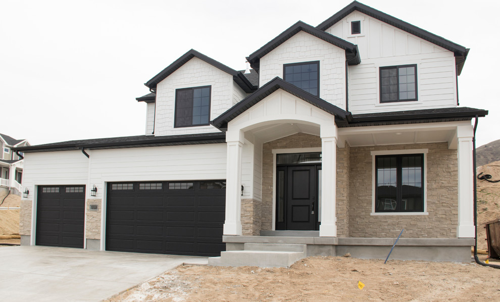 Joshua Draper, UT Farmhouse Exterior Salt Lake City by