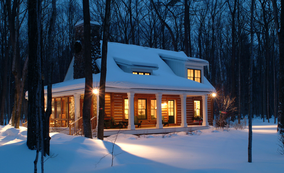 Josie's Cabin Rustic Exterior Grand Rapids by Sears Architects