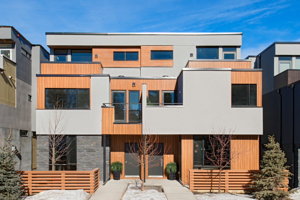 JV3 InfillCalgary Contemporary Exterior Calgary by Homes by