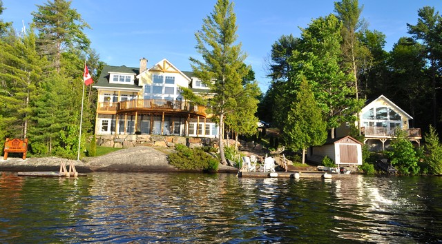 Kahshe Lake Compound - Rustic - House Exterior - Other - by McAulay ...