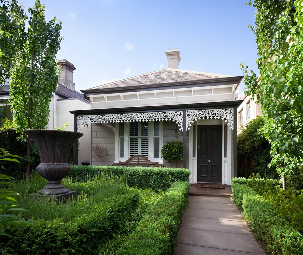 Traditional house exterior in Melbourne.