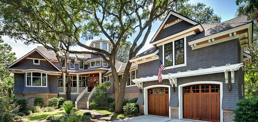 Inspiration for a traditional house exterior in Charleston.