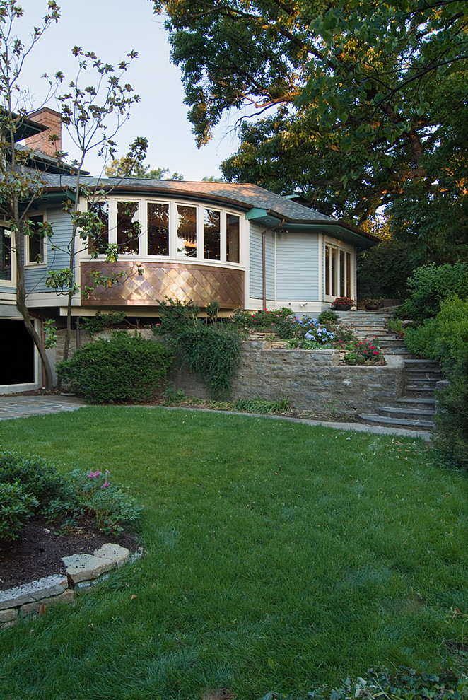 Example of a trendy exterior home design in Cincinnati
