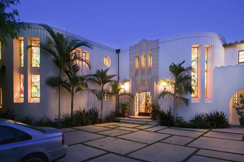 La Cañada Mediterranean Art Deco 1927 Traditional Exterior Los