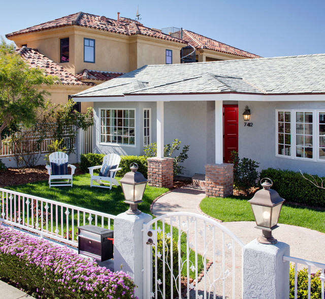 La Jolla Beach Cottage - Beach Style - Exterior - San Francisco - by CM ...